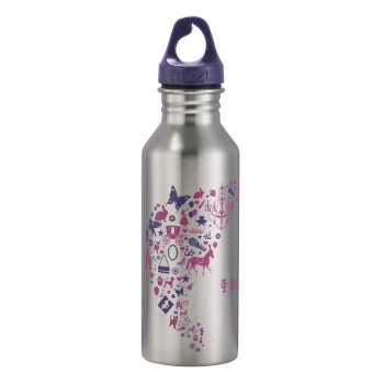 MIZU Edelstahl-Trinkflasche Purple & Rose